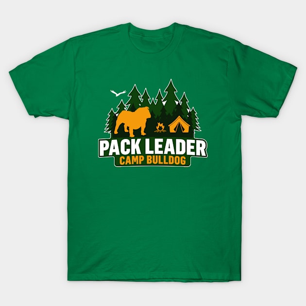 Camp Bulldog Pack Leader T-Shirt by Rumble Dog Tees